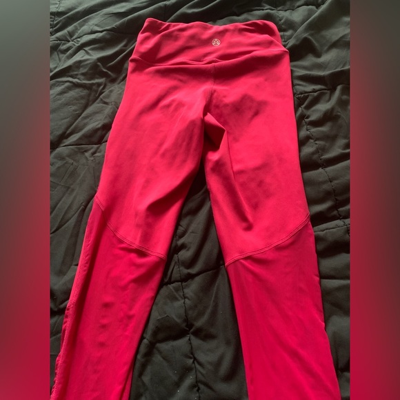 MESH PINK GYM LEGGINGS - Picture 4 of 4